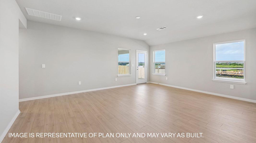 Spacious, unfurnished interior of a new home in Carillon, Manor (Image 14).