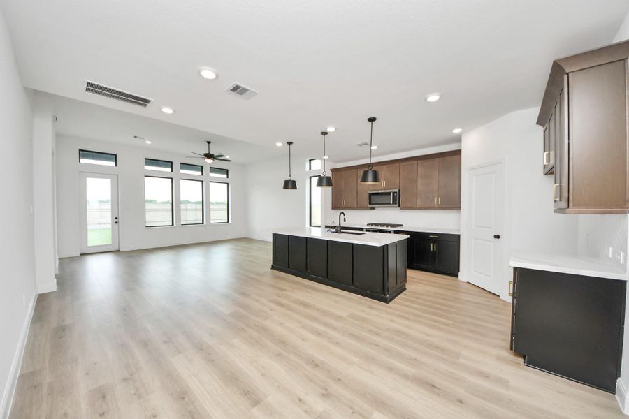 Furnished interior view inside a new home in Bridgeland: Signature Collection, Cypress (Image 8). Furnished interior view inside a new home in Bridgeland: Signature Collection, Cypress (Image 8).