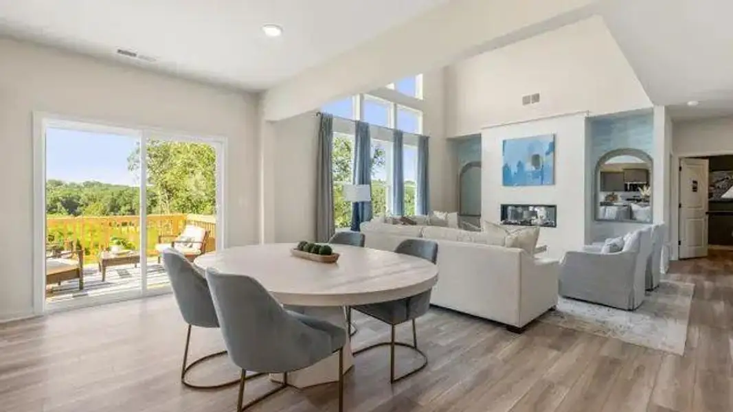 Furnished interior view inside a new home in The Estates at Gainesville Township, Gainesville (Image 8).