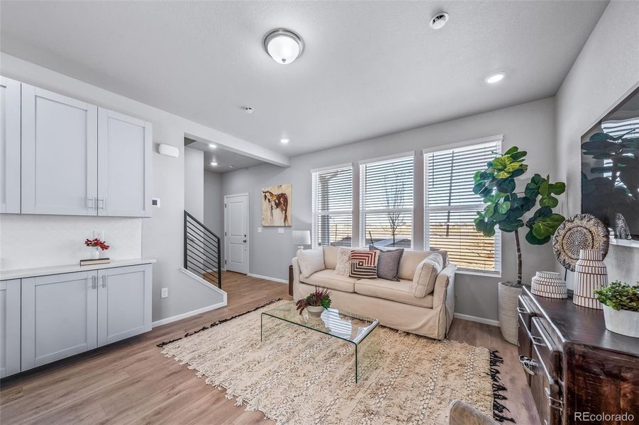 Furnished interior view inside a new home in Muegge Farms, Bennett (Image 29).