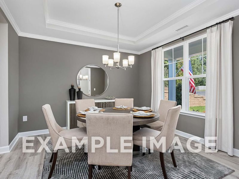 Furnished interior view inside a new home in Wellers Knoll, Lillington (Image 4). Furnished interior view inside a new home in Wellers Knoll, Lillington (Image 4).