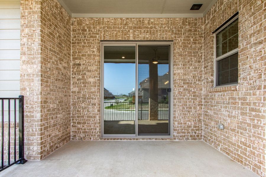 Exterior details and patio area of a home in Woodbridge Villas, Wylie (Image 3). Exterior details and patio area of a home in Woodbridge Villas, Wylie (Image 3).