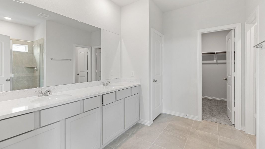 Representative furnished interior of a home built from the Wayfinder by Brightland Homes in Bridgeland Creekland Village, Cypress (Image 13).