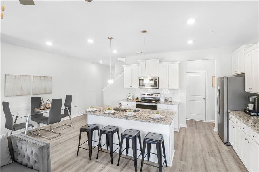 Furnished interior view inside a new home in , Fairburn (Image 17).