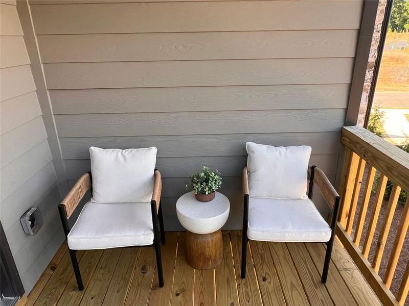 Exterior details and patio area of a home in , Cumming (Image 23).