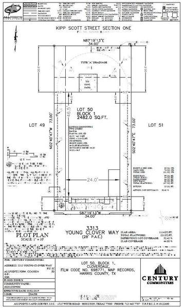 2D floor plan layout of this home in Cloverdale, Houston, TX (Image 3). 2D floor plan layout of this home in Cloverdale, Houston, TX (Image 3).