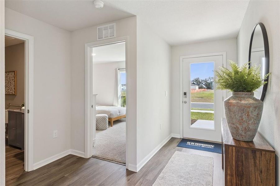 Furnished interior view inside a new home in Magnolia Pointe, Umatilla (Image 27).