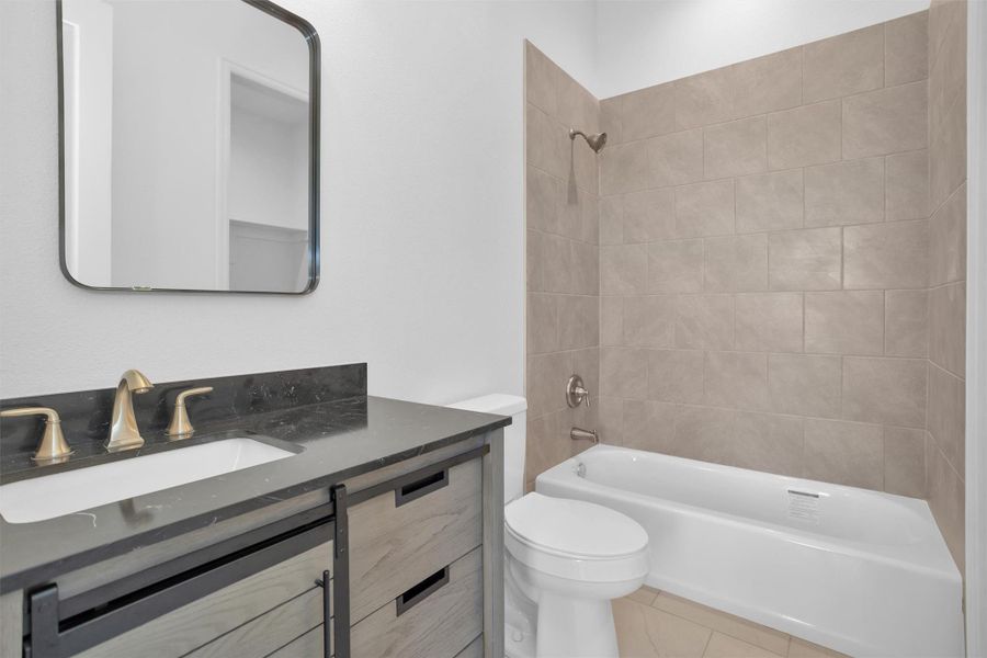 Furnished interior view inside a new home in , Cleveland (Image 5).