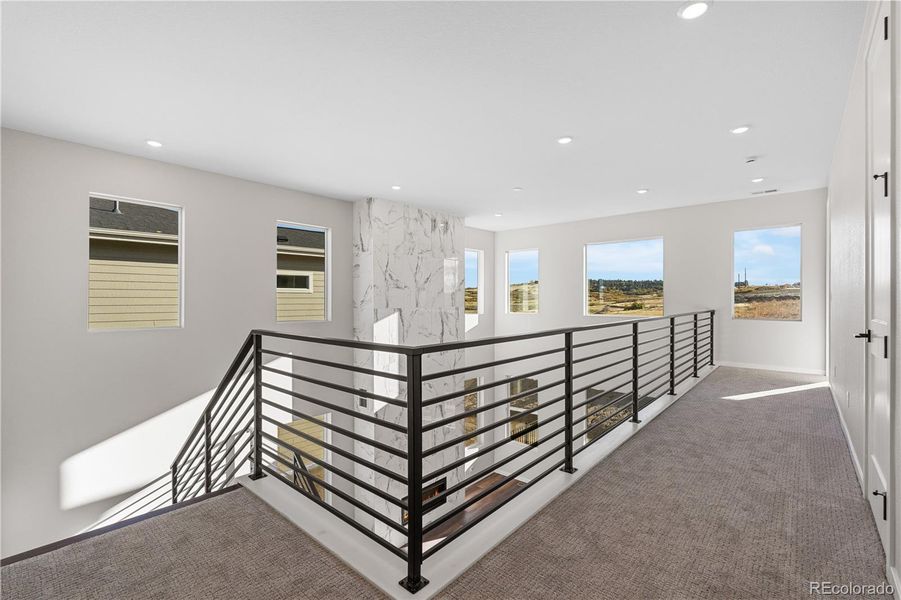 Spacious, unfurnished interior of a new home in Portrait at The Canyons, Castle Pines (Image 23).