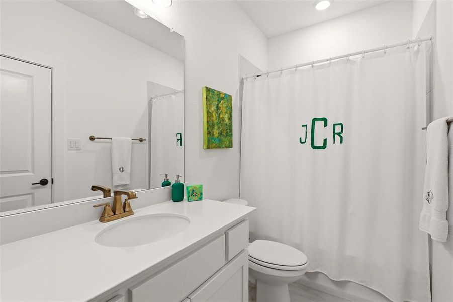 Furnished interior view inside a new home in The Homestead - 62', Rockwall (Image 20).