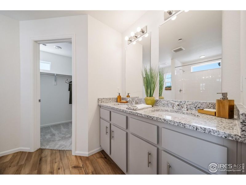 Furnished interior view inside a new home in Thompson River Ranch, Johnstown (Image 12).