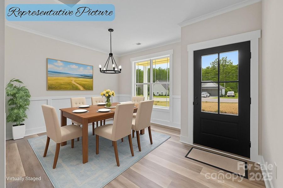 Virtually Staged - Dining Room Virtually Staged - Dining Room