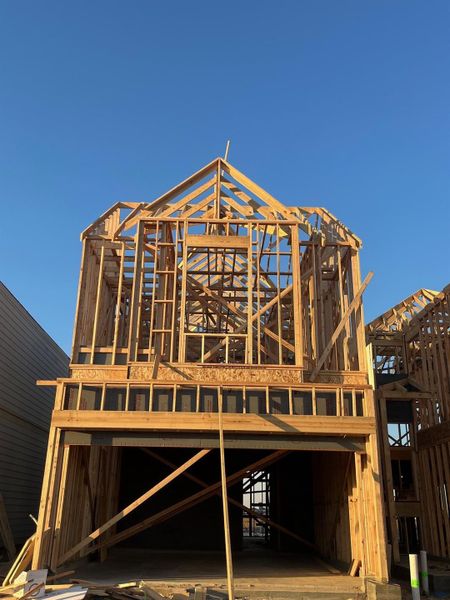 In-progress construction of a new home in Jubilee, Hockley, TX (Image 31).