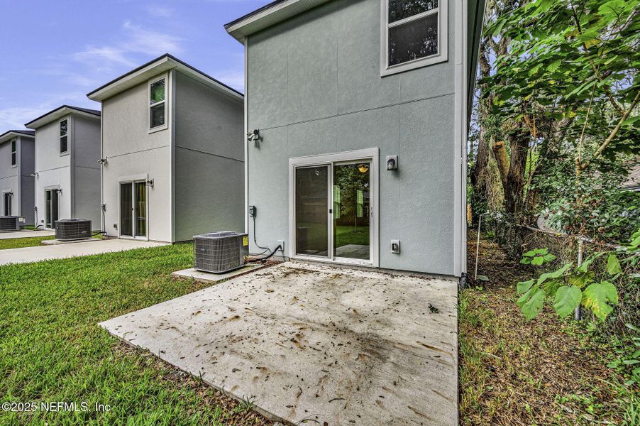 Exterior details and patio area of a home in , Jacksonville (Image 2). Exterior details and patio area of a home in , Jacksonville (Image 2).