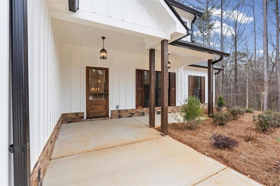 Exterior details and patio area of a home in , Rockmart (Image 25). Exterior details and patio area of a home in , Rockmart (Image 25).