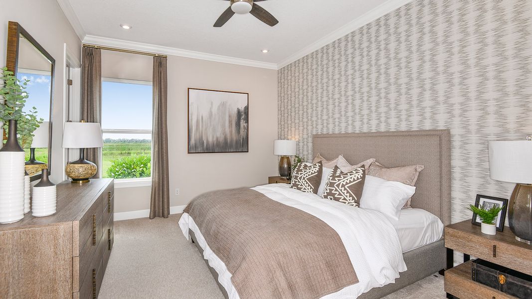 Representative furnished interior of a home built from the Pallazio by Taylor Morrison in Esplanade at Coasterra, Palmetto (Image 11).