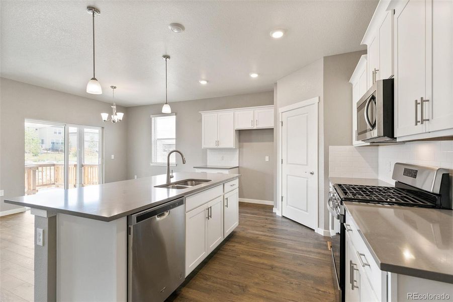Furnished interior view inside a new home in Spring Valley Ranch, Elizabeth (Image 15).