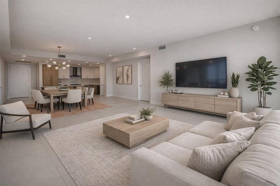 Furnished interior view inside a new home in , St. Petersburg (Image 7). Furnished interior view inside a new home in , St. Petersburg (Image 7).