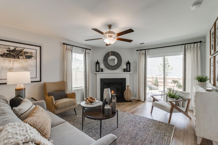 Furnished interior view inside a new home in Central Creek, Goose Creek (Image 13).