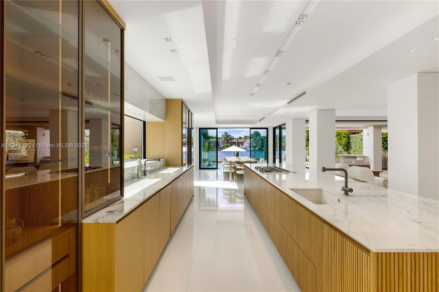 Furnished interior view inside a new home in , Miami Beach (Image 17). Furnished interior view inside a new home in , Miami Beach (Image 17).