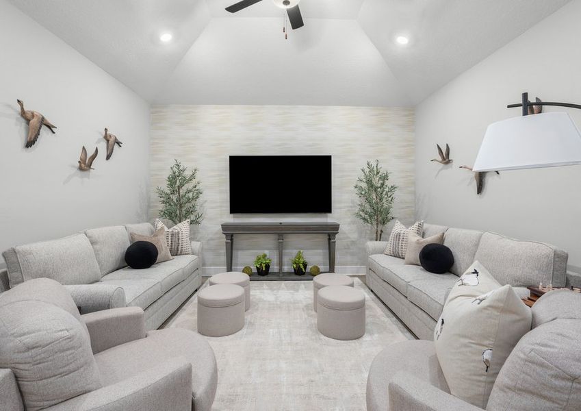 Large media room.