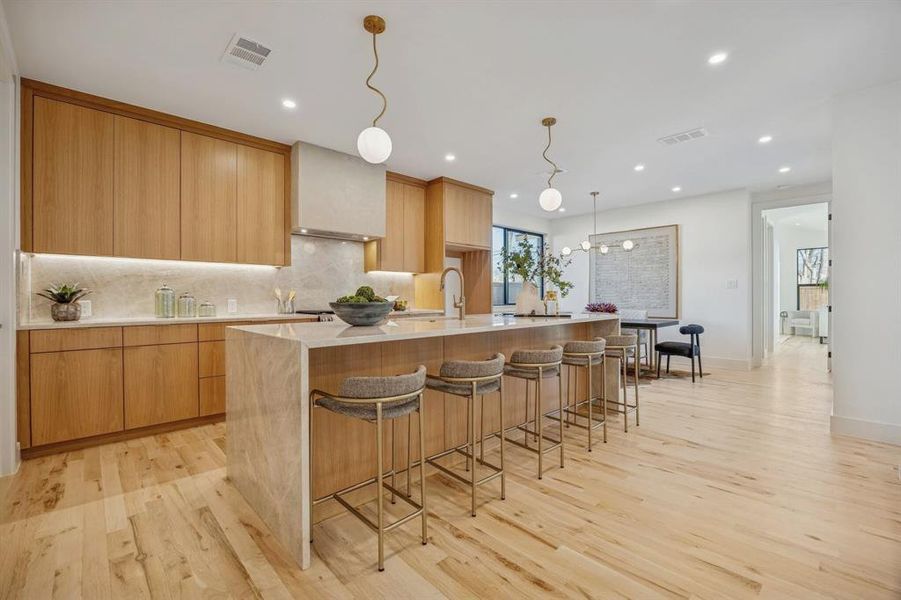 Furnished interior view inside a new home in , Dallas (Image 16).
