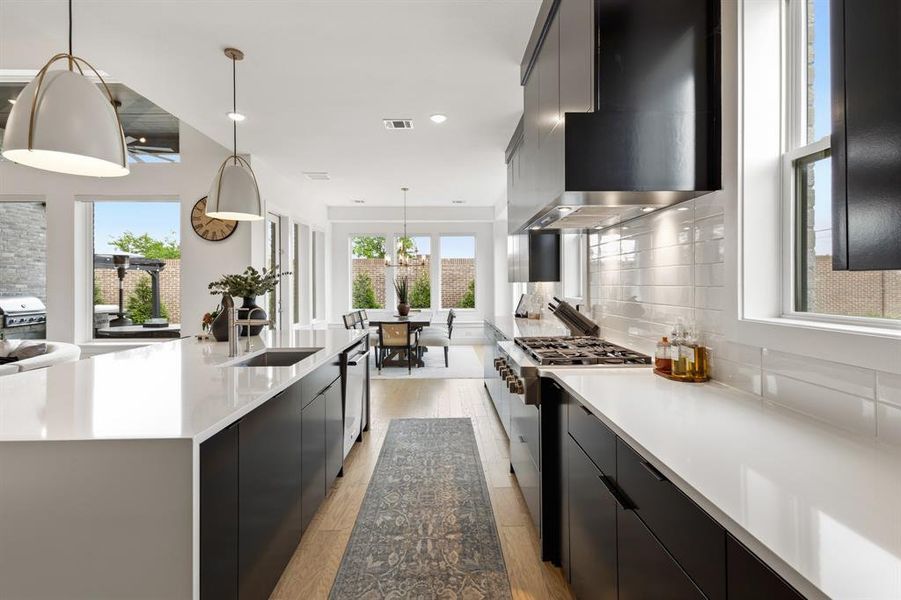 Furnished interior view inside a new home in The Reserve at Watters, Allen (Image 6).