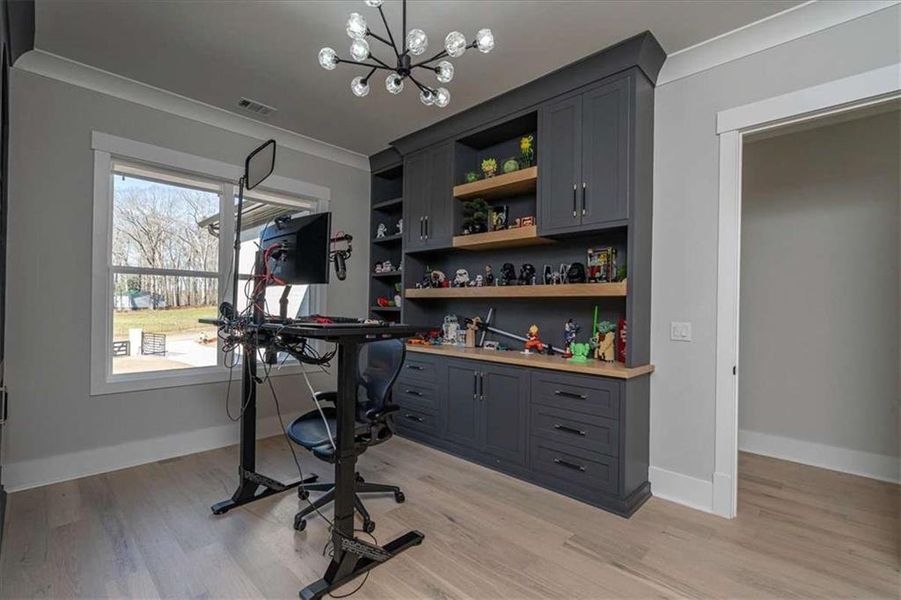 Furnished interior view inside a new home in , Hoschton (Image 35).