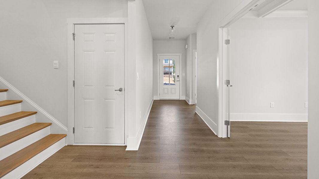 Representative unfurnished interior of a home built from the CLIFTON by D.R. Horton in Hamptons at Riverwood North, Dallas (Image 13).