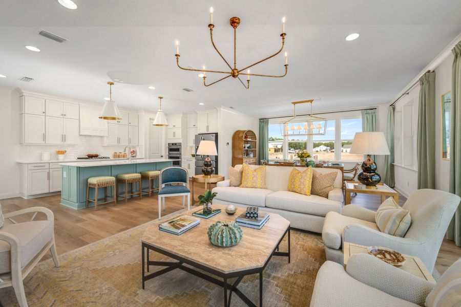 Representative furnished interior of a home built from the Liberty by Riverside Homes in Mariposa at EverRange, Jacksonville (Image 32).