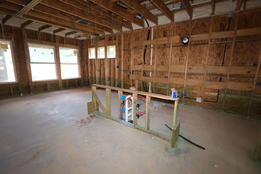 In-progress construction of a new home in Riceland - Enclave Row Collection, Mont Belvieu, TX (Image 7).