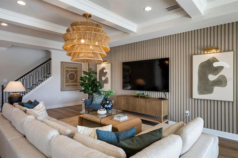 Furnished interior view inside a new home in Cassata Lakes, Nokomis (Image 11). Furnished interior view inside a new home in Cassata Lakes, Nokomis (Image 11).