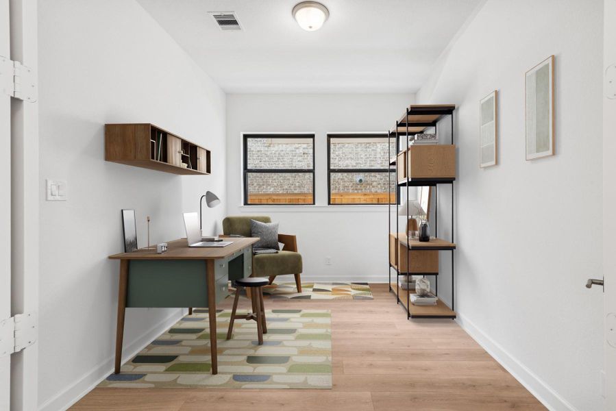 Virtually staged to give you the visual you need to see furniture placement and how the home can live.