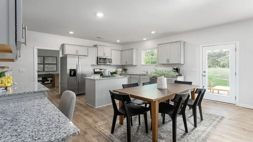 Furnished interior view inside a new home in The Estates at Edinborough, Gibsonville (Image 11).