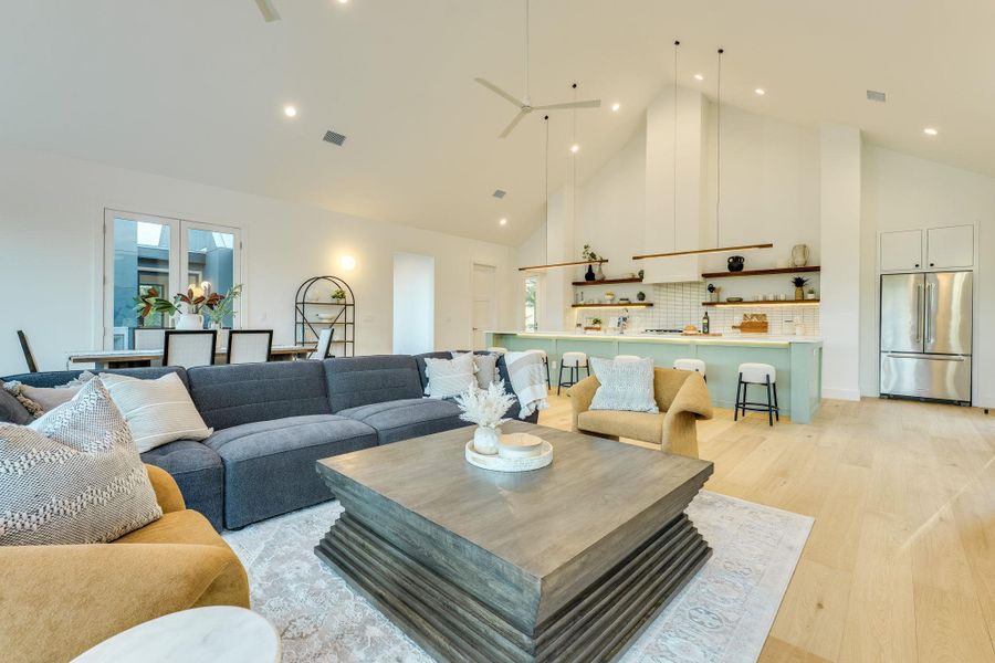 Furnished interior view inside a new home in , Austin (Image 30). Furnished interior view inside a new home in , Austin (Image 30).