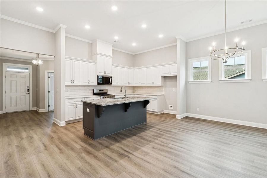 Furnished interior view inside a new home in Sinclair at Crawford Creek, Grovetown (Image 7). Furnished interior view inside a new home in Sinclair at Crawford Creek, Grovetown (Image 7).