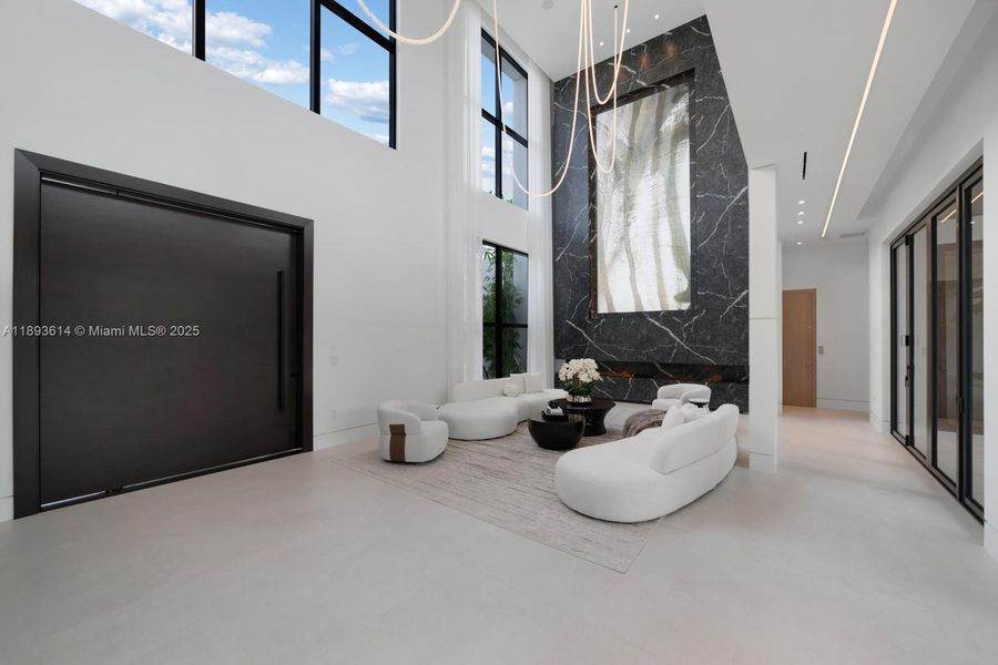 Furnished interior view inside a new home in , Miami (Image 14).