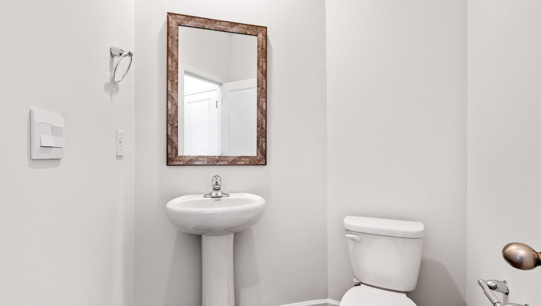 Furnished interior view inside a new home in Brookside Ridge Townhomes, Greer (Image 11). Furnished interior view inside a new home in Brookside Ridge Townhomes, Greer (Image 11).