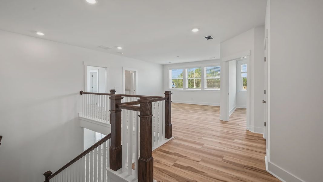 Furnished interior view inside a new home in Oak Bend, Charleston (Image 14). Furnished interior view inside a new home in Oak Bend, Charleston (Image 14).