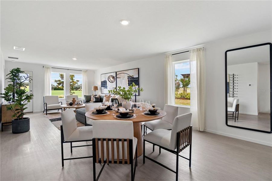 Furnished interior view inside a new home in Waterstone, Groveland (Image 2).