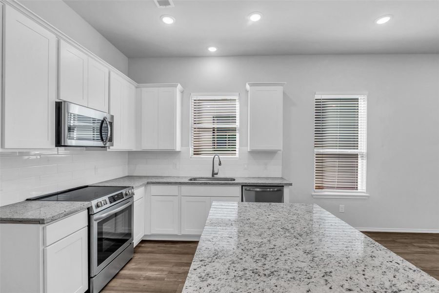 Furnished interior view inside a new home in , Willis (Image 7).