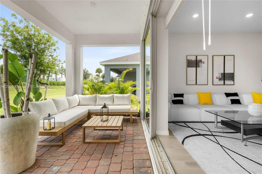Exterior details and patio area of a home in , Port St. Lucie (Image 22). Exterior details and patio area of a home in , Port St. Lucie (Image 22).