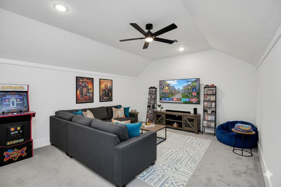 Furnished interior view inside a new home in , Spring (Image 43).