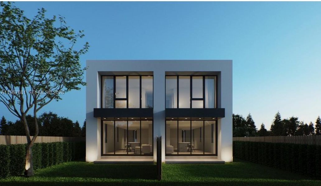 Front exterior of a new home in , Miami, FL, highlighting curb appeal (Image 4). Front exterior of a new home in , Miami, FL, highlighting curb appeal (Image 4).