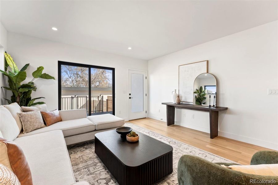 Furnished interior view inside a new home in , Denver (Image 7). Furnished interior view inside a new home in , Denver (Image 7).