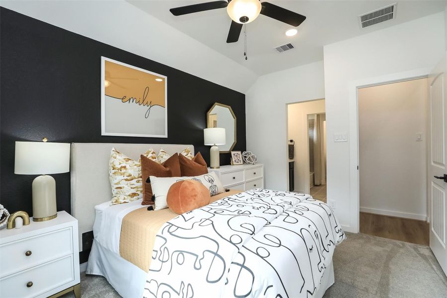 Furnished interior view inside a new home in Roman Forest, New Caney (Image 31).