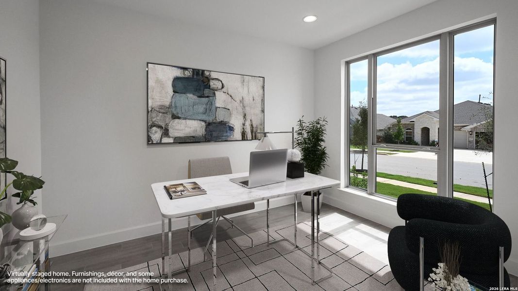 Furnished interior view inside a new home in Veramendi, New Braunfels (Image 13).