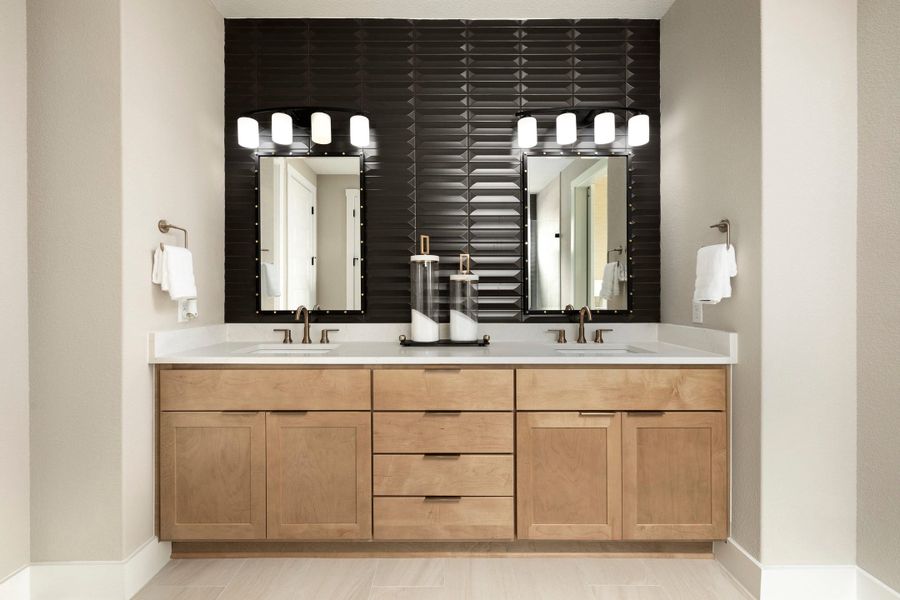 Representative furnished interior of a home built from the McKinney by Tri Pointe Homes in Lariat, Liberty Hill (Image 34).