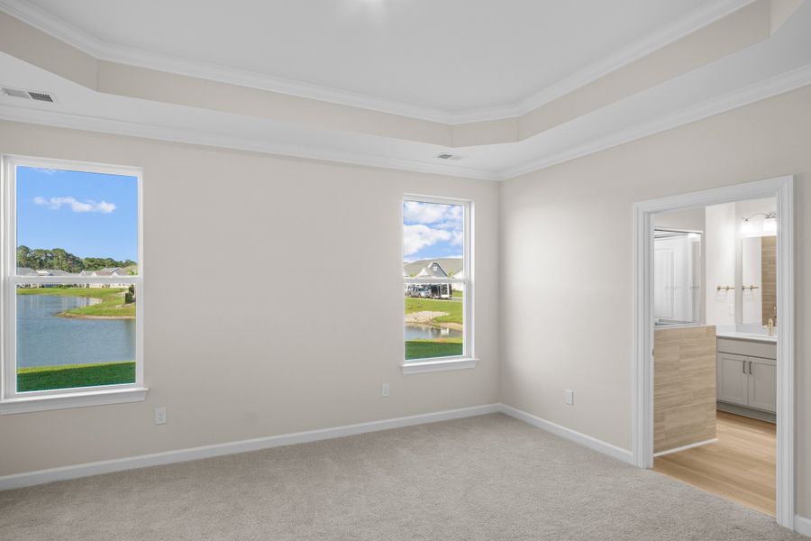 Spacious, unfurnished interior of a new home in Bridgewater - Shorehaven Village, Little River (Image 9).