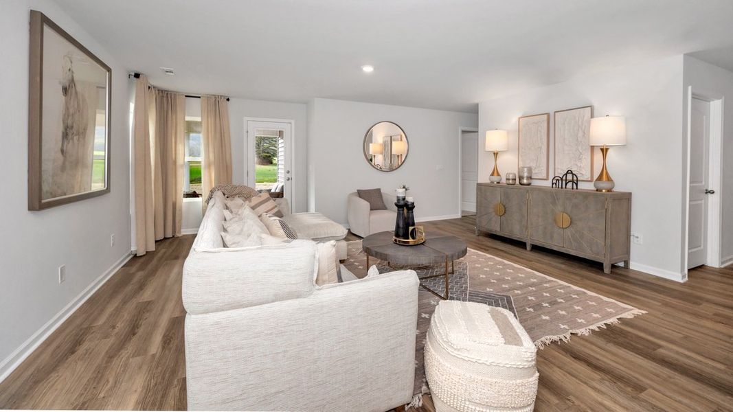 Representative furnished interior of a home built from the Lakeside by D.R. Horton in Bailey Park, Fayetteville (Image 20).